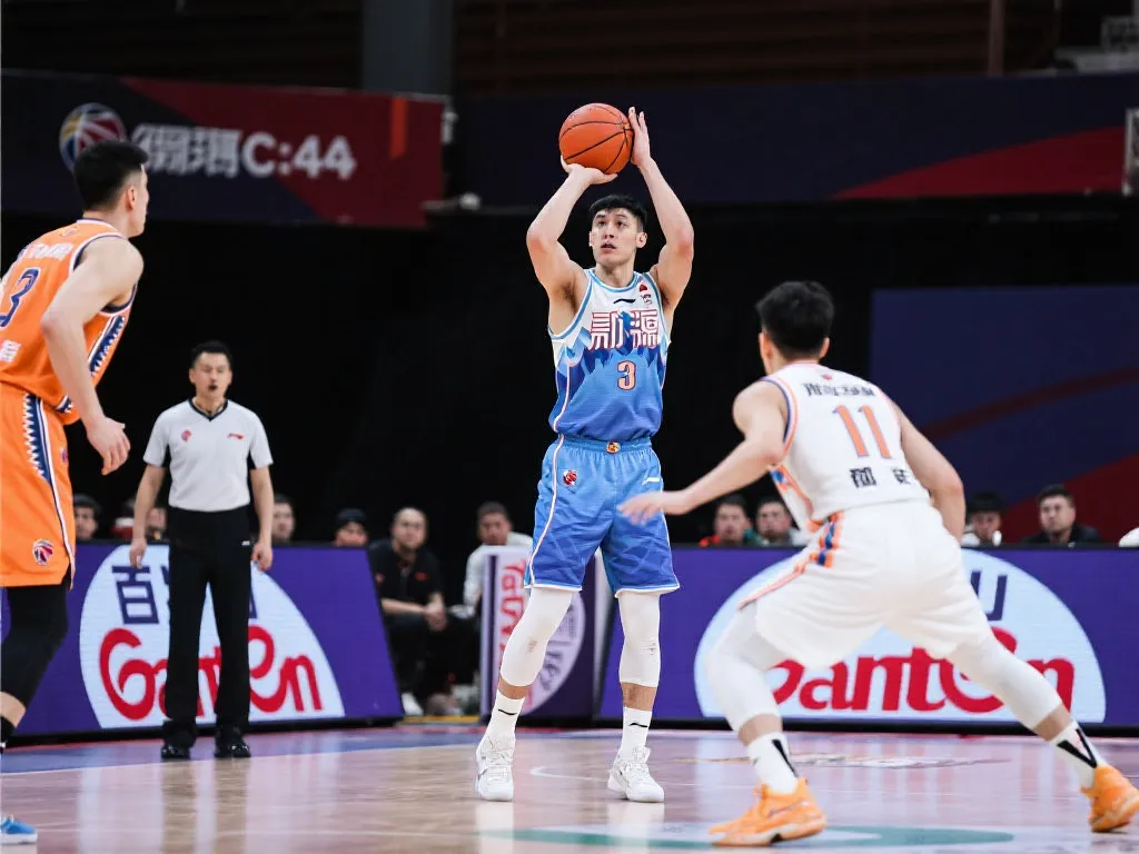 3月29日CBA常规赛：上海对阵新疆 阿不都沙拉木精彩表现集锦